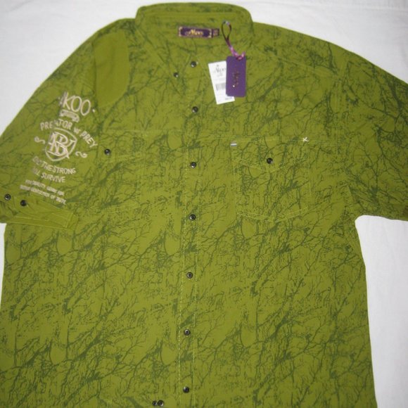 Akoo | Shirts | New Akoo Mens Button 